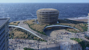 Entertainment Building Middelkerke Belgium / design by Nautilus Consortium